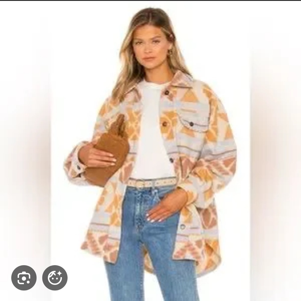 Free People Ruby Patterned Jacket - image 1